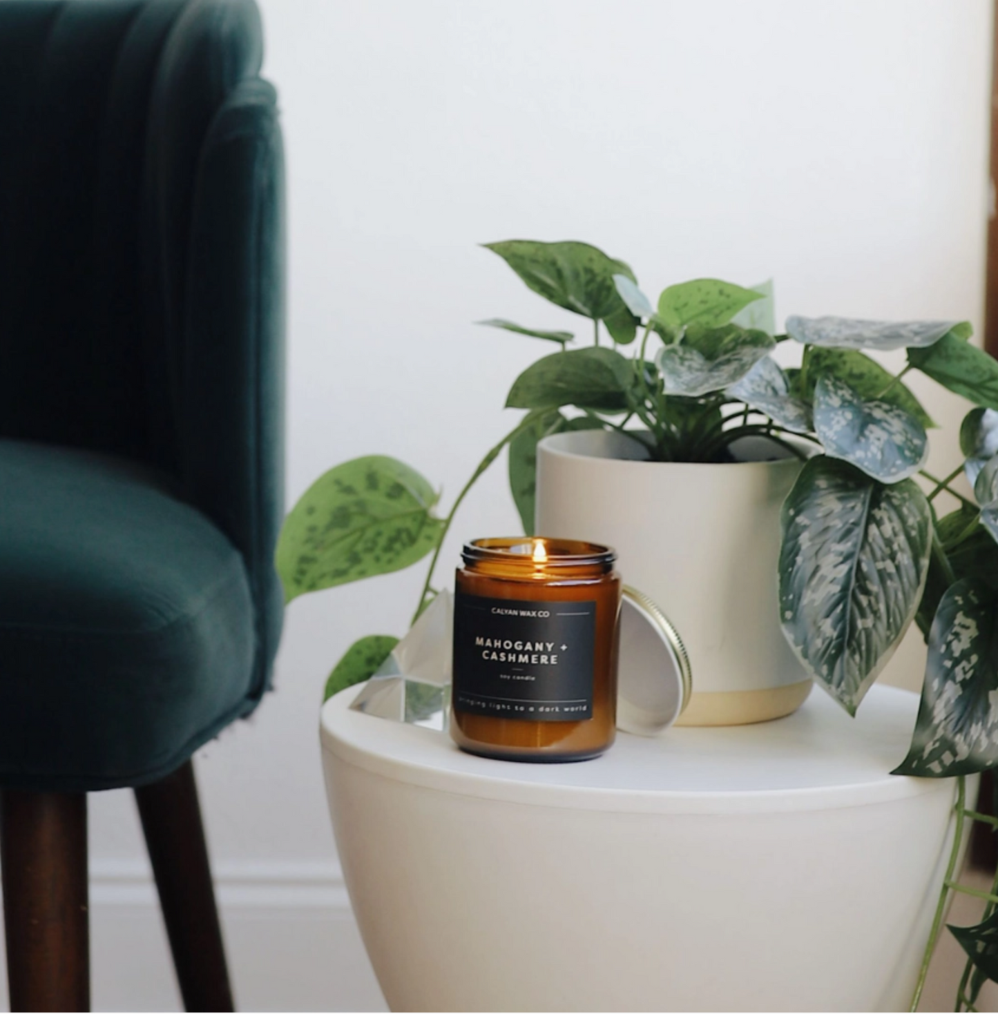 Calyan Wax Co. Amber Jar Candle Collection